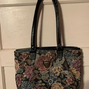 Vintage 90s floral travel bag/purse
